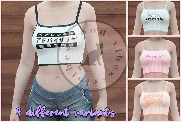 MP Female Crop Shirts [Fivem Ready] 1.0 - GTA 5 Mod