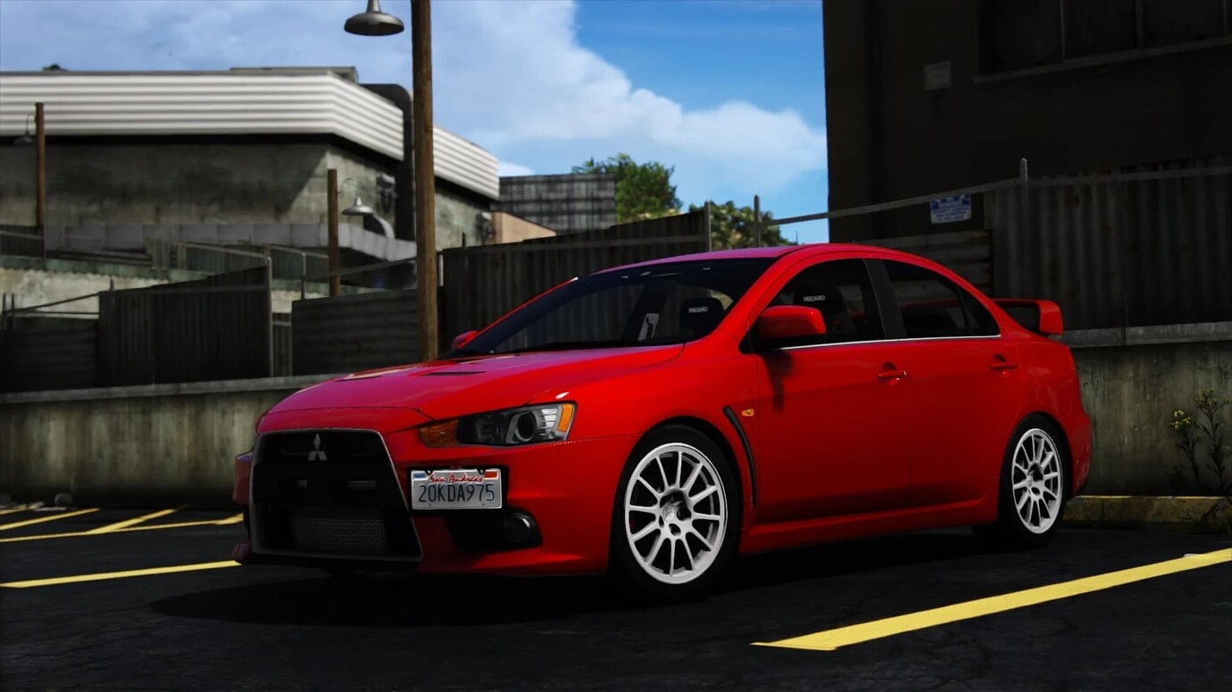 2012 Mitsubishi Lancer Evolution X Add On Tuning Template Add On Requests Impulse99 Fivem 0333