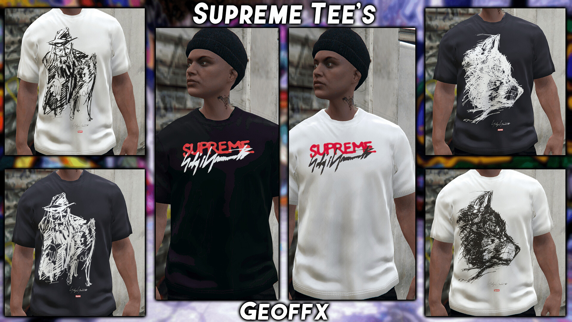 I will make custom gta v clothing textures for your fivem server