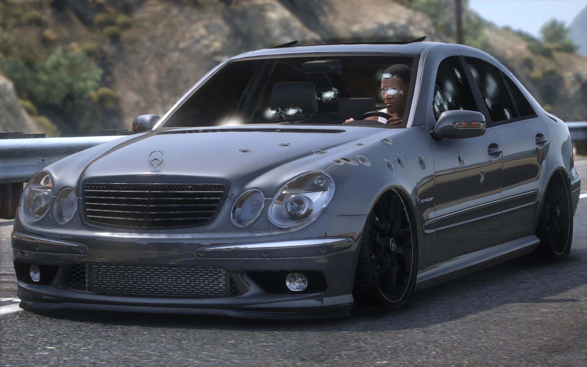 Mercedes-Benz E55 AMG (W211) [Add-On / Replace / FiveM, Tuning